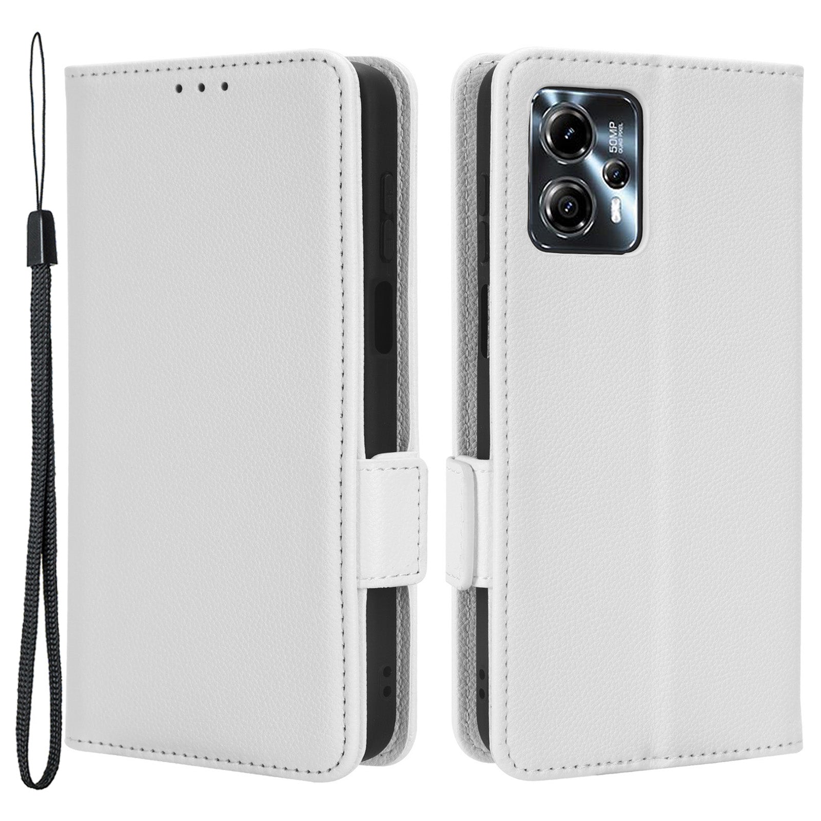 For Motorola Moto G13 4G G23 4G Mobile Phone Cover Wallet Stand Litchi Texture PU Leather Dual Magnetic Clasp Phone Case For Motorola Moto G13 4G G23 4G Mobile Phone Cover Wallet Stand Litchi Texture PU Leather Dual Magnetic Clasp Phone Case